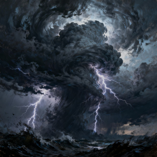 Storm Drawings - AI Generated gallery