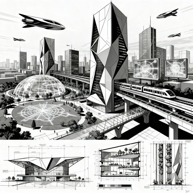 Technology Drawings - AI Generated gallery