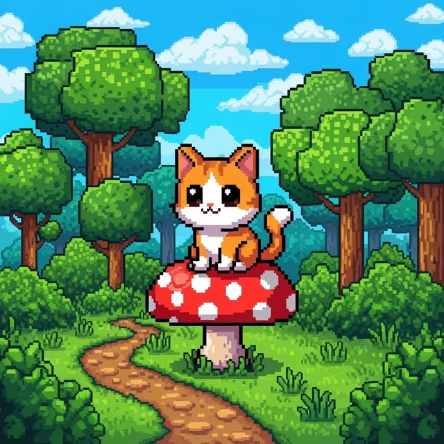 Generate Cute Pixel Art With AI gallery
