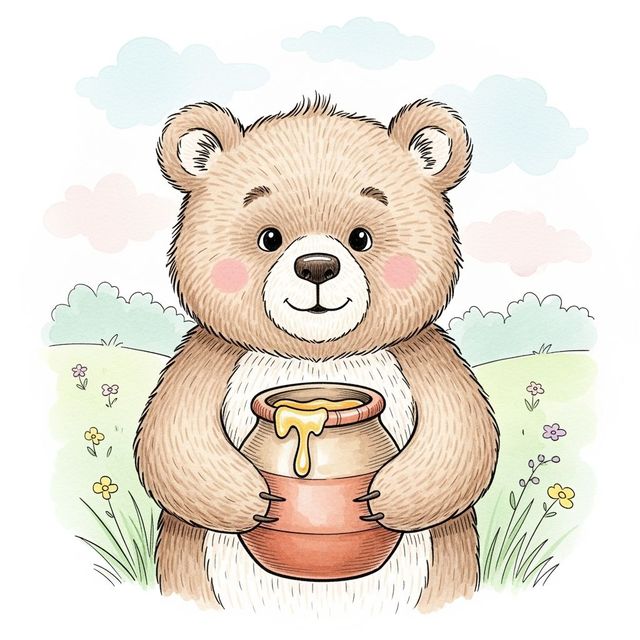 Explore Adorable Cute Bear Drawings gallery