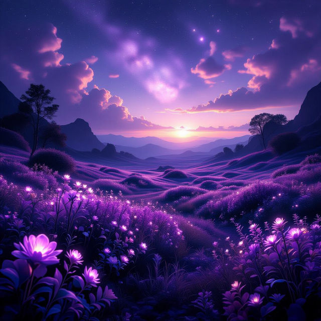 Purple Pictures - AI Generated Art gallery