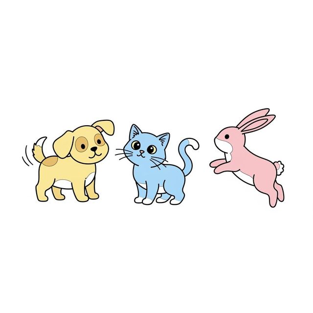 Explore Easy Animal Drawings Created With AI gallery