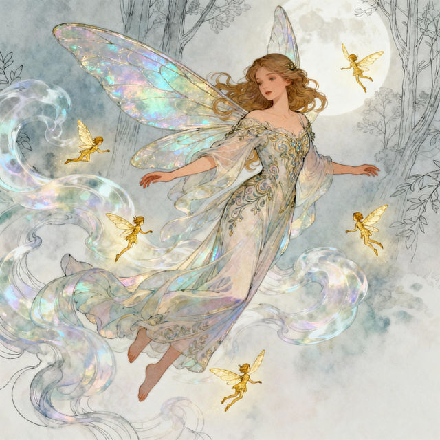Queen Mab Art - AI Generated Drawings gallery