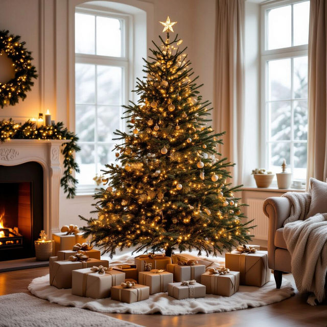 Aesthetic Christmas Tree Wallpaper gallery