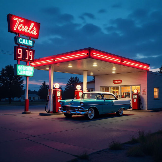 Gas Station Images - Made With AI gallery