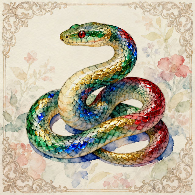 Snake Drawings - AI Generated Art gallery