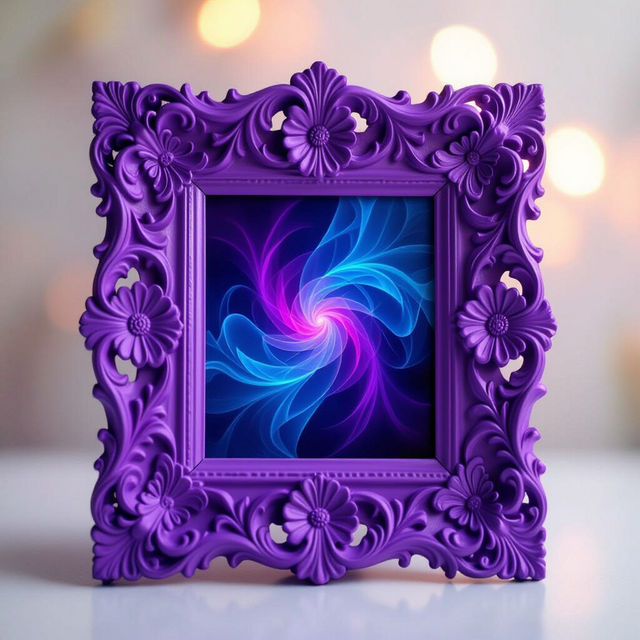 Purple Picture Frames - AI Generated Art gallery