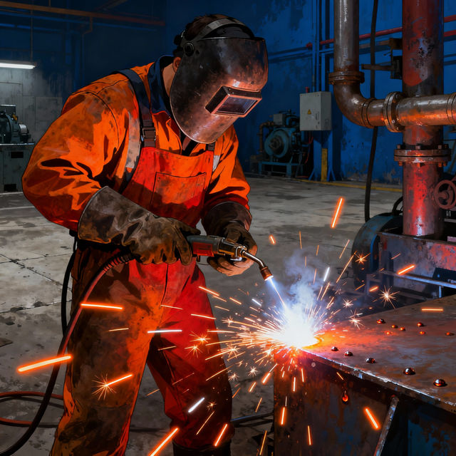 Welder Drawing Art gallery