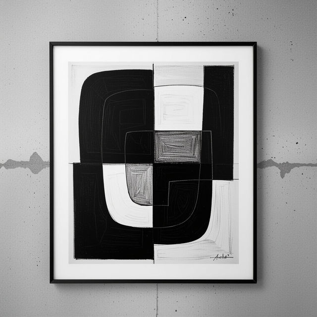 Black And White Framed Art gallery
