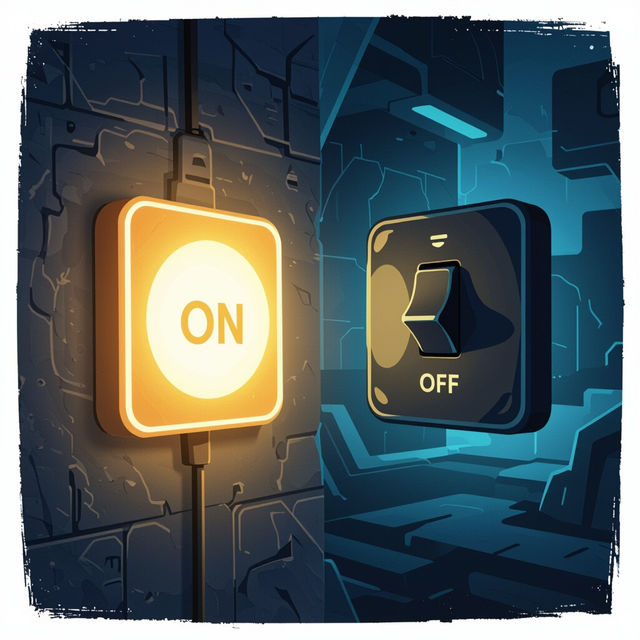 Light Switch On and Off Wallpapers gallery