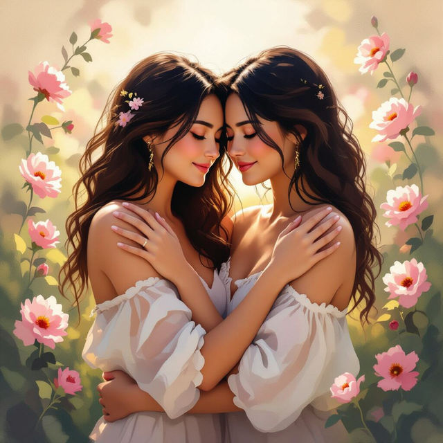 Explore AI-Generated Lesbian Art gallery