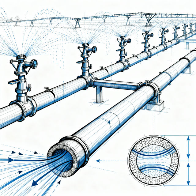 Irrigation System Drawings - AI Generated gallery