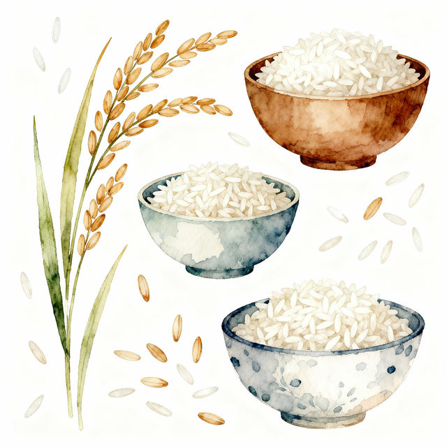Rice Clip Art gallery