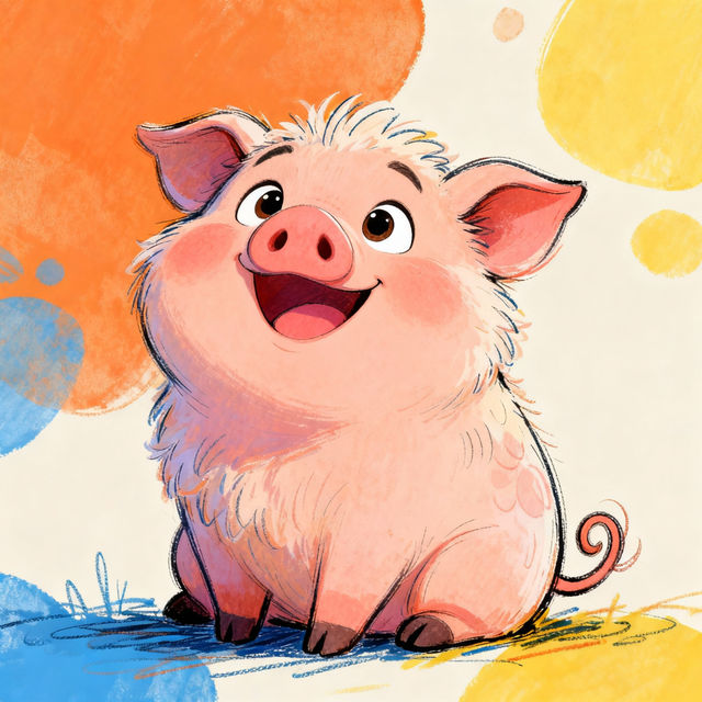 Moana Pig Drawing gallery