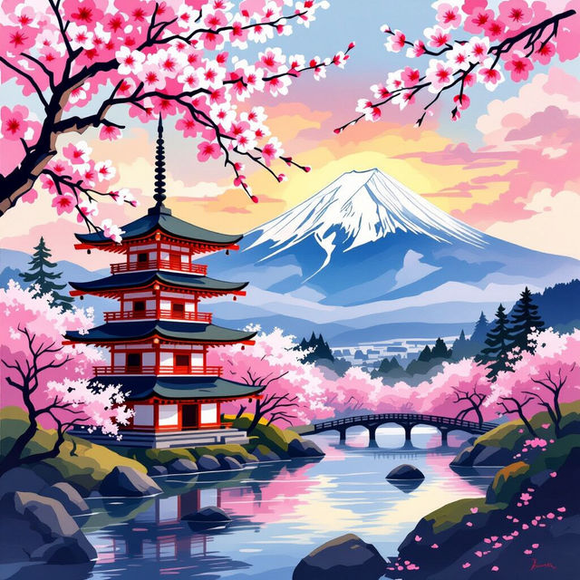 Stunning Japan Wallpapers Generated by AI gallery