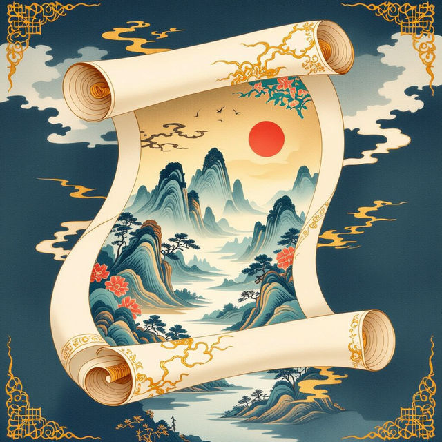 Scroll Art - AI Generated gallery