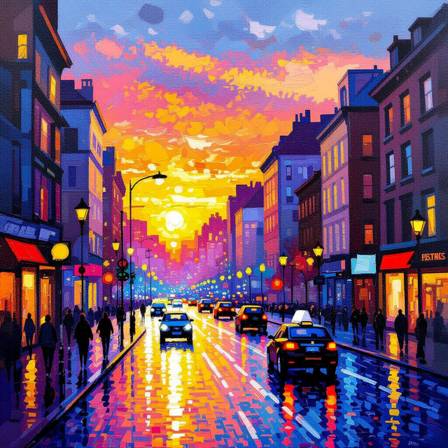 Generate Pointillism Art with AI gallery