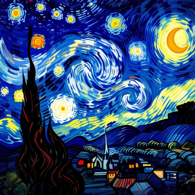 Starry Night Images - AI Generated gallery
