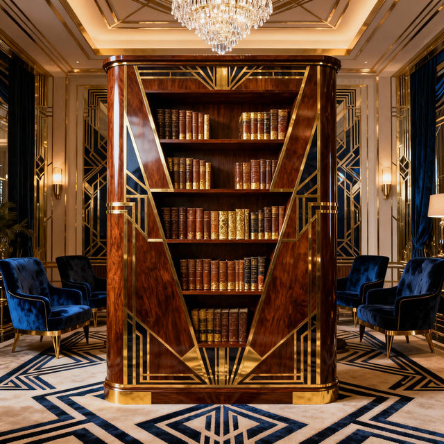 Art Deco Bookcase Art gallery