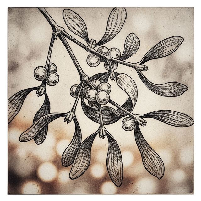 Mistletoe Drawings Gallery gallery