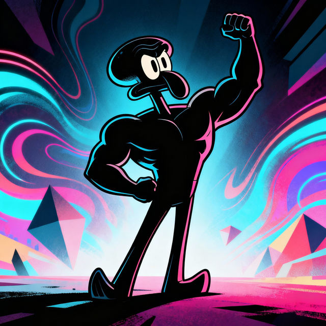 Handsome Squidward Drawing gallery