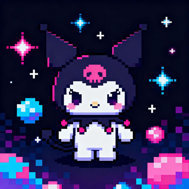 Kuromi Pixel Art gallery