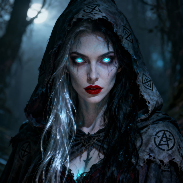 Witch Face Drawings - AI Generated Art gallery