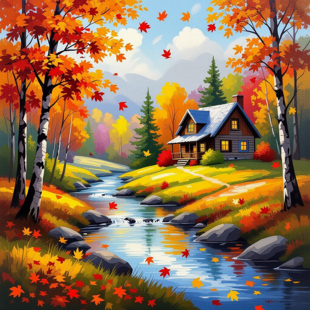 Hello Autumn Images - Created With AI gallery