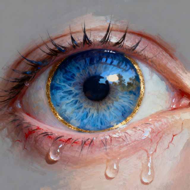 Blue Eye Drawing - Made With AI gallery