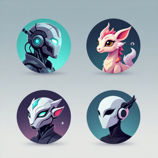 Round Profile Pictures - Made With AI gallery