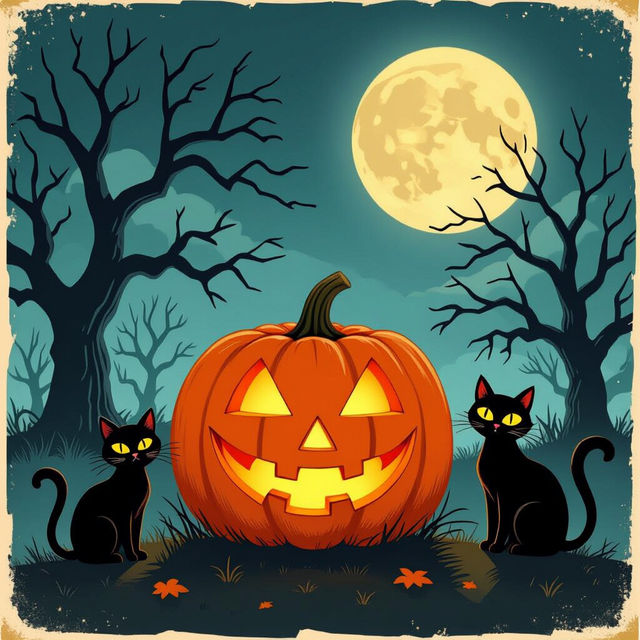 Retro Vintage Halloween Art gallery