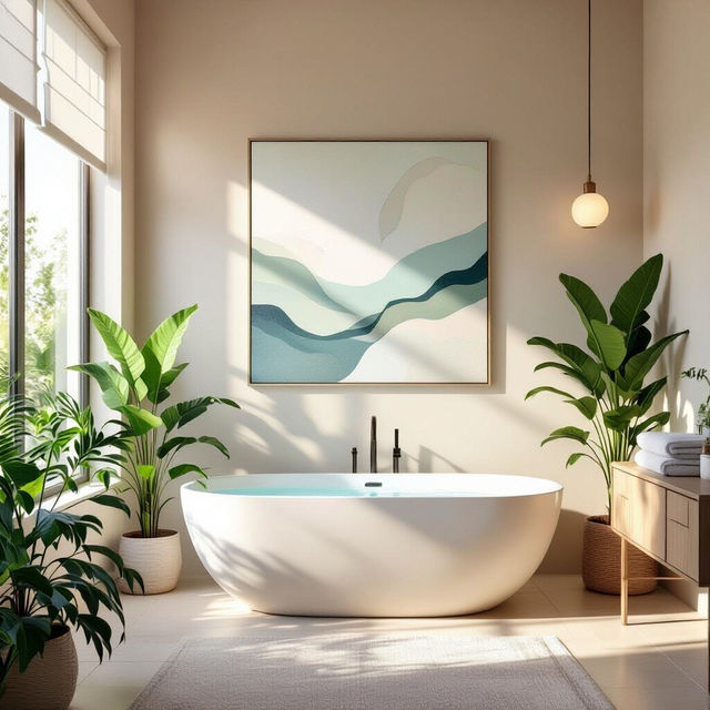 Bathroom Pictures For Walls - AI Generated gallery