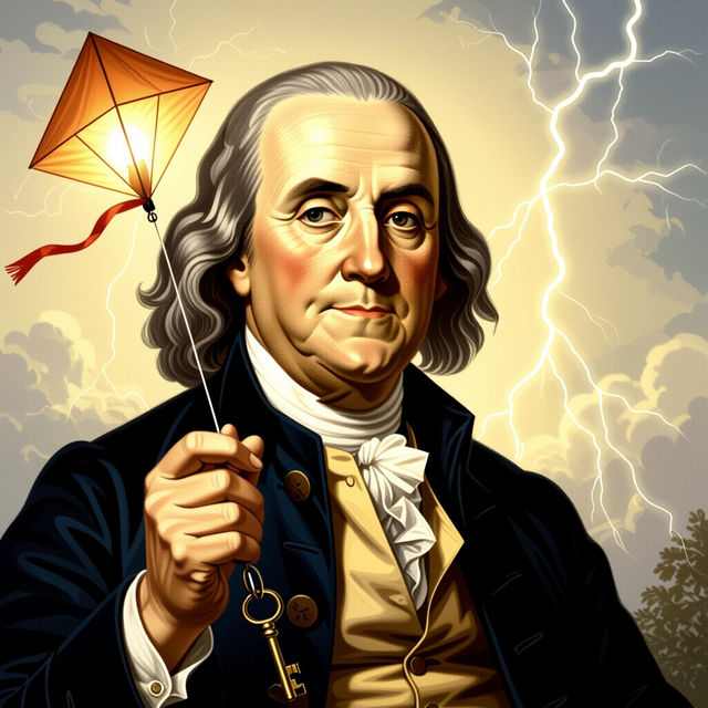 Benjamin Franklin Art - AI Generated gallery