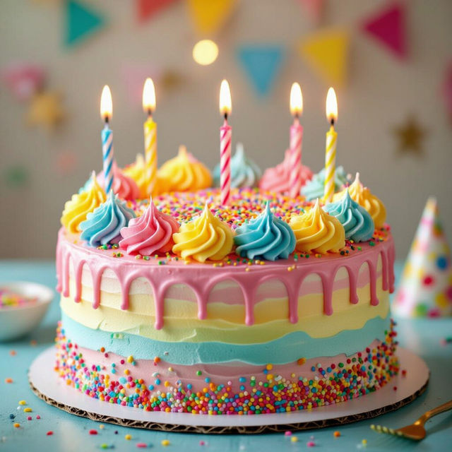 Birthday Cake Pictures - Made With AI gallery