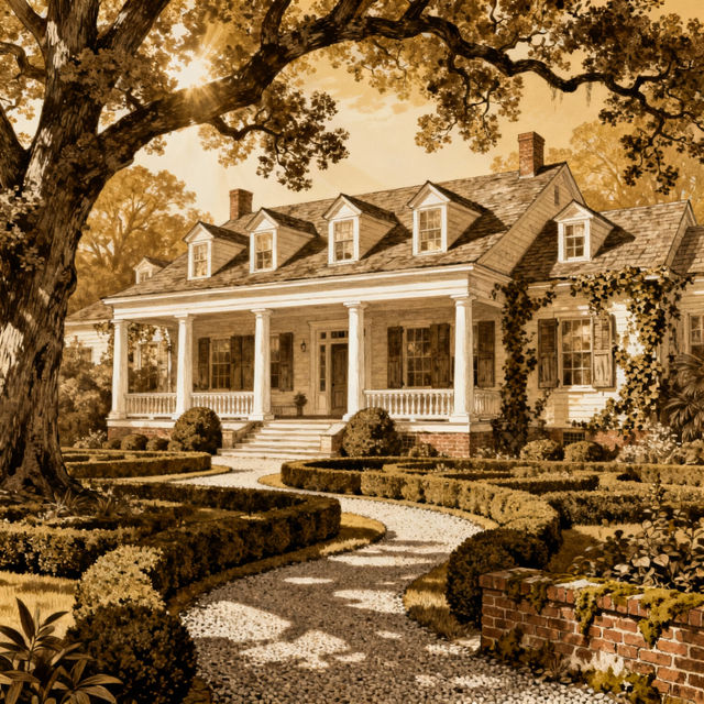 Plantation Drawings - AI Generated Art gallery