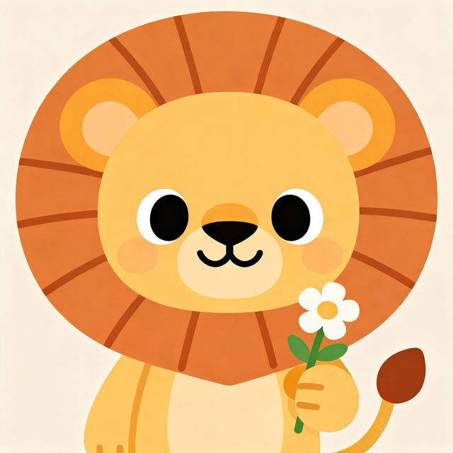 Cute Lion Drawings - Made With AI gallery