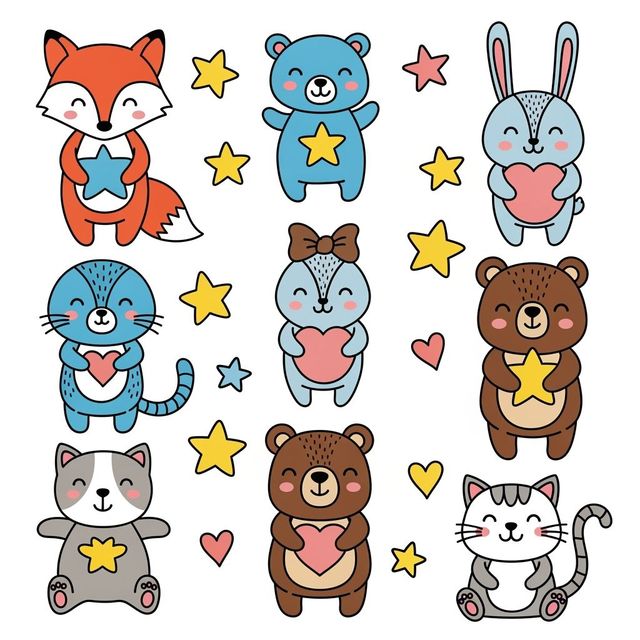 Explore Cute Doodle Art Created With AI gallery