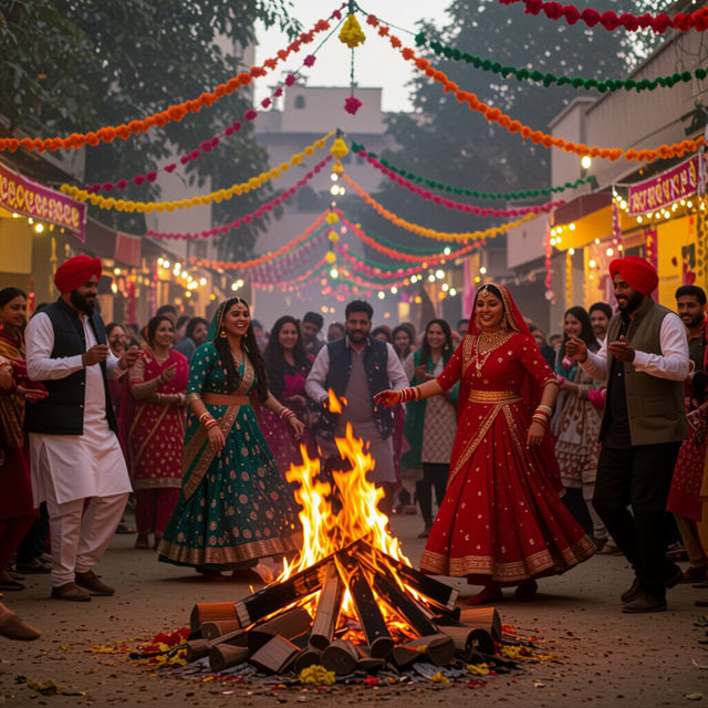 Happy Lohri Images - Created With AI gallery