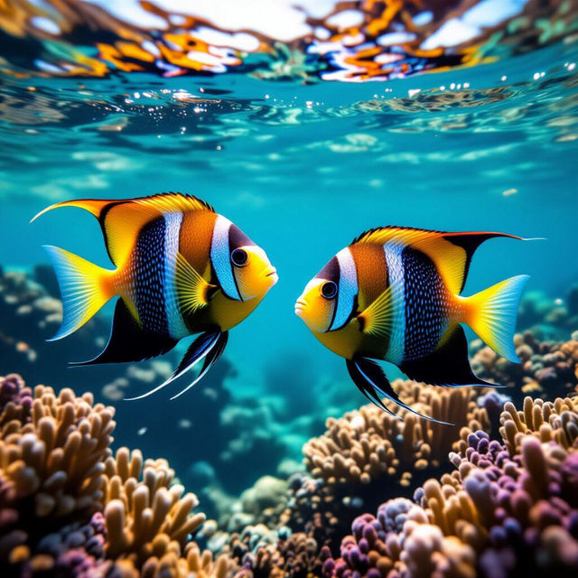 Pictures Of Male And Female Angelfish gallery