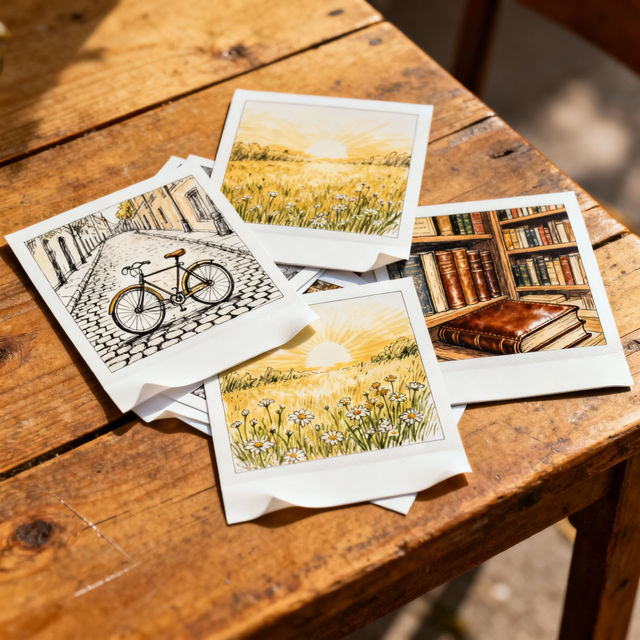 Polaroid Drawings gallery