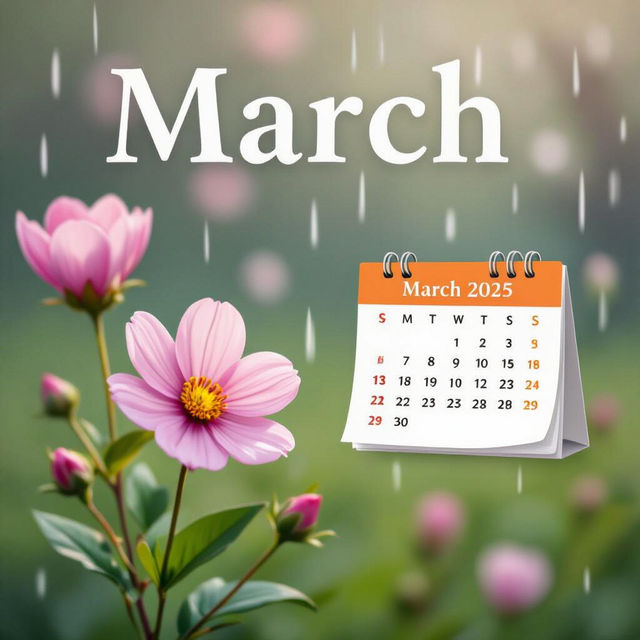 March 2025 Calendar Desktop Wallpaper gallery