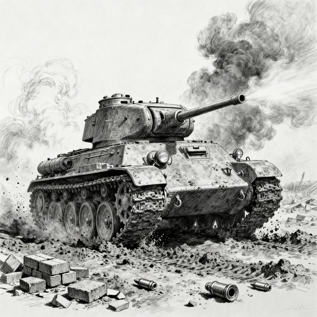Tanks Drawing gallery