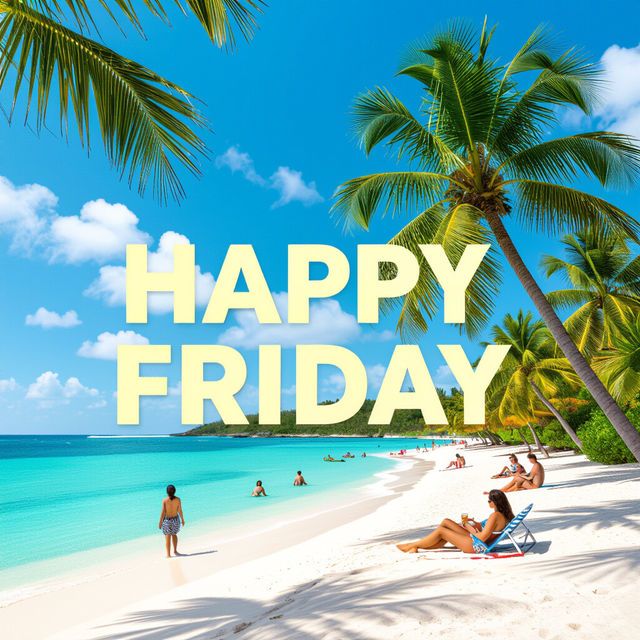 Happy Friday Beach Images - Made With AI gallery