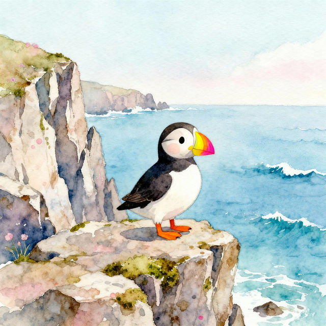 Puffin Drawings - Made With AI gallery