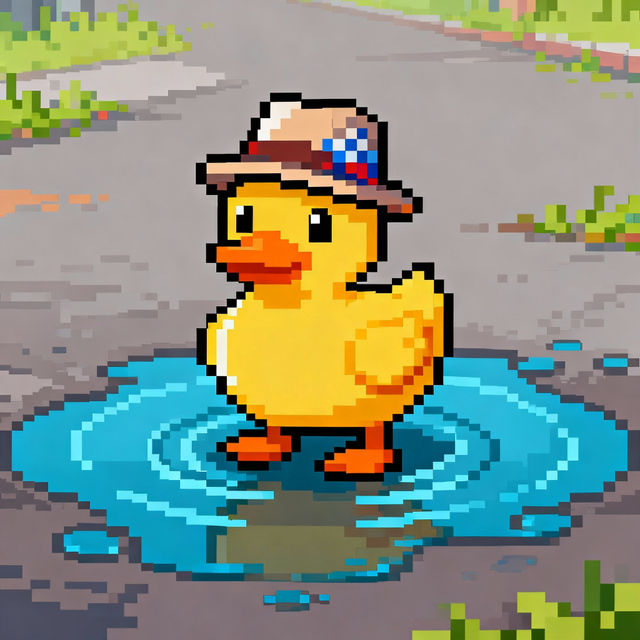 Duck Pixel Art gallery