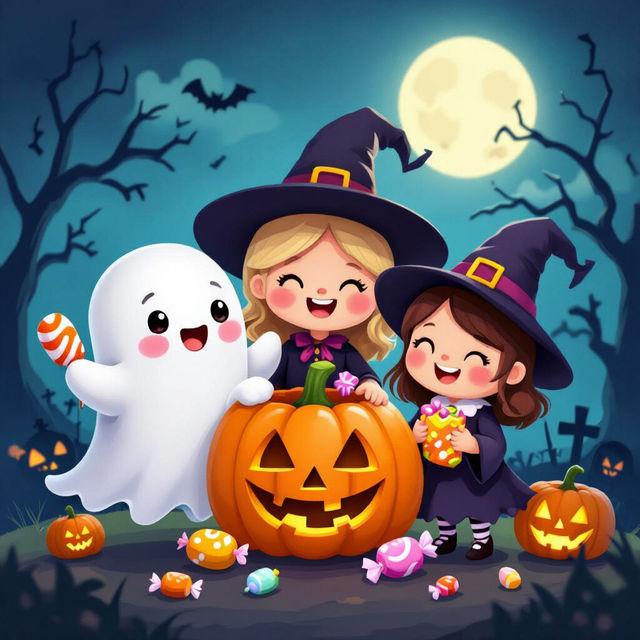 Cute Halloween Pictures - Made With AI gallery