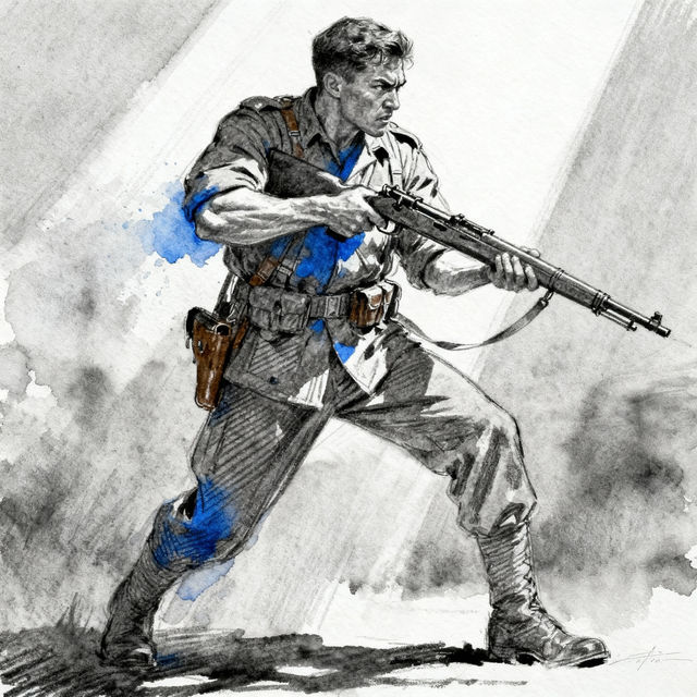 Army Drawings - AI Generated gallery