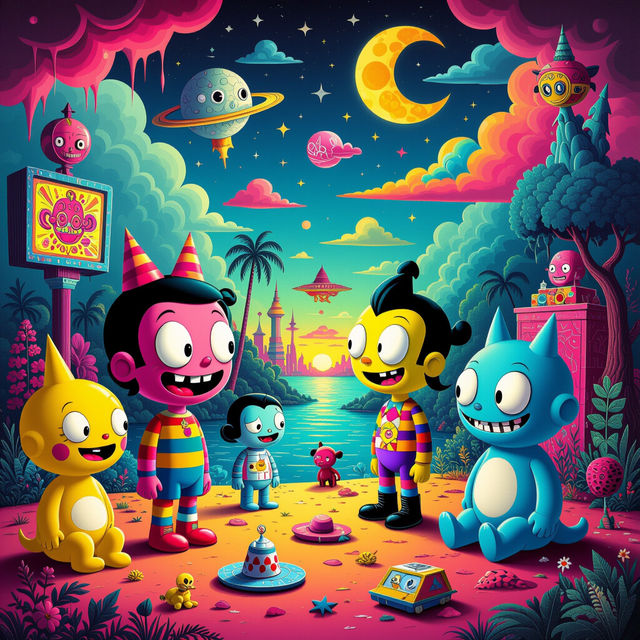 Low Brow Art - Created With AI gallery