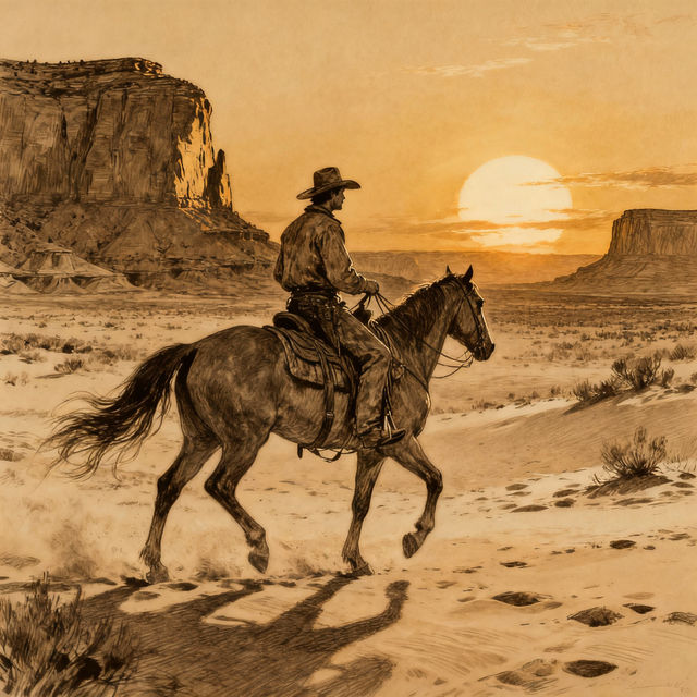 Western Drawings - Made With AI gallery