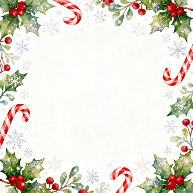 Christmas Clip Art Borders - AI Generated gallery